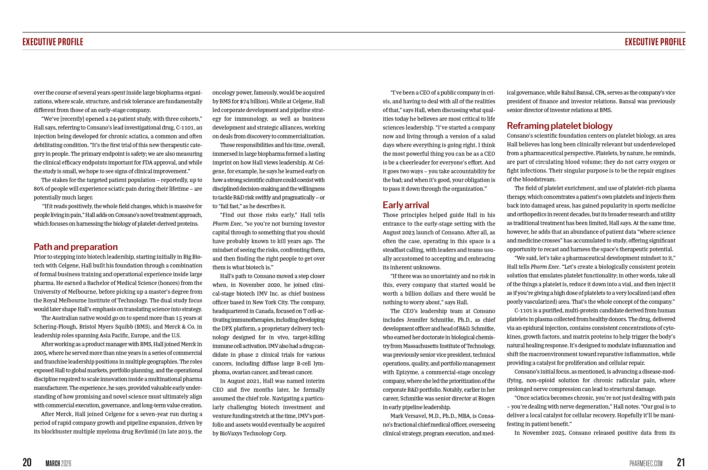 A page from a magazine with a section titled “Parkinson's Disease". AI generated content
