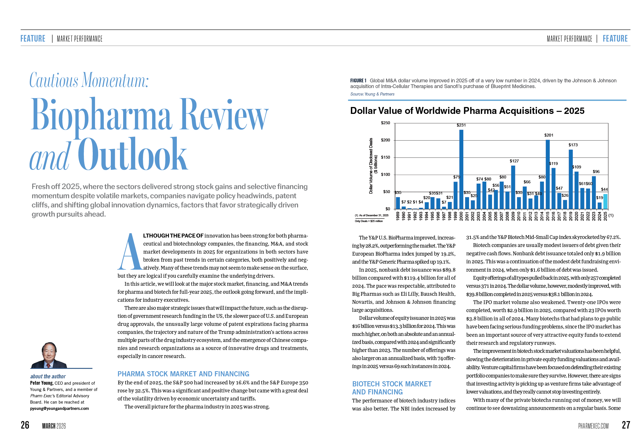 A magazine article discusses the biopharmaceutical industry, including the development of new drugs and the challenges faced by the industry. The article is accompanied by graphs and charts illustrating the industry's growth and trends. AI generated content